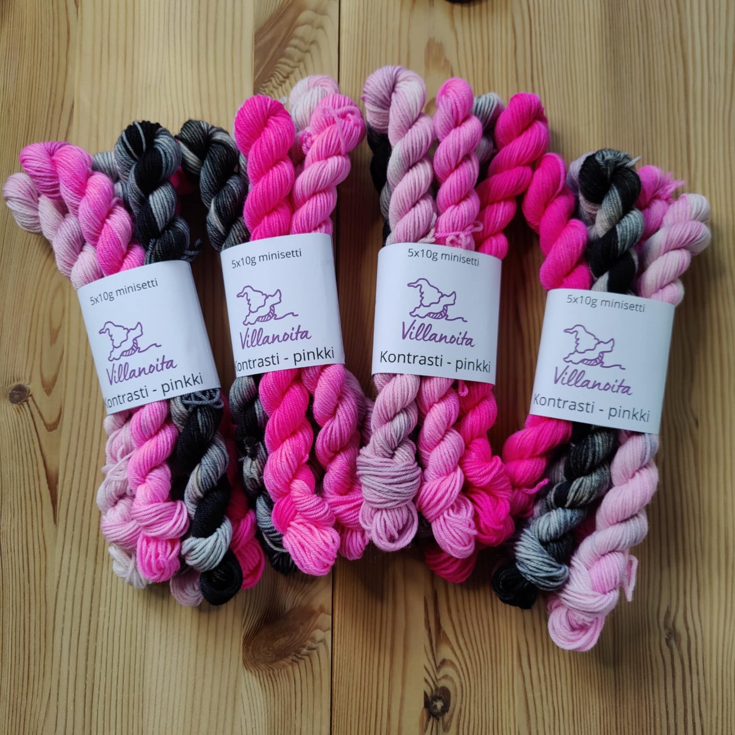 Mikrosetti, 5x10g - Kontrasti - pinkki