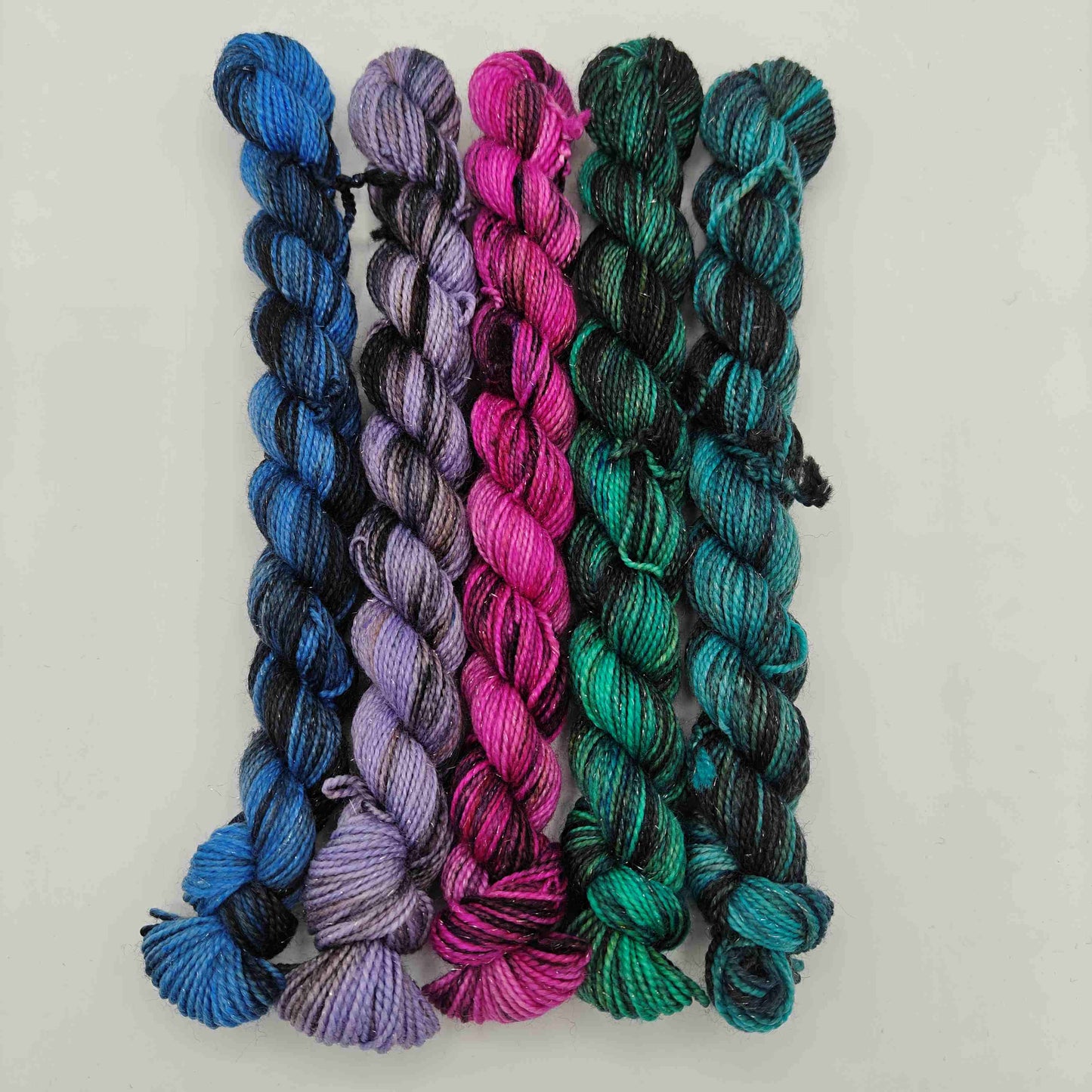 Kimalleminisetti, 5x20g - Salmiakkikarkit
