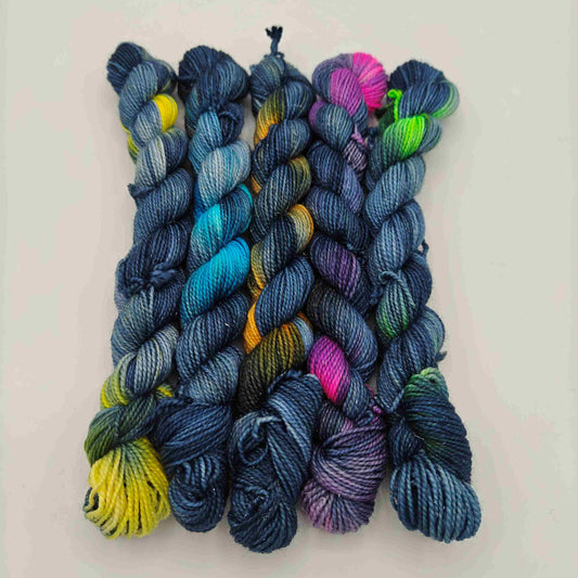 Kimalleminisetti, 5x20g - Diskoteekkisetti