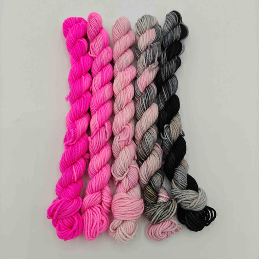 Mikrosetti, 5x10g - Kontrasti - pinkki